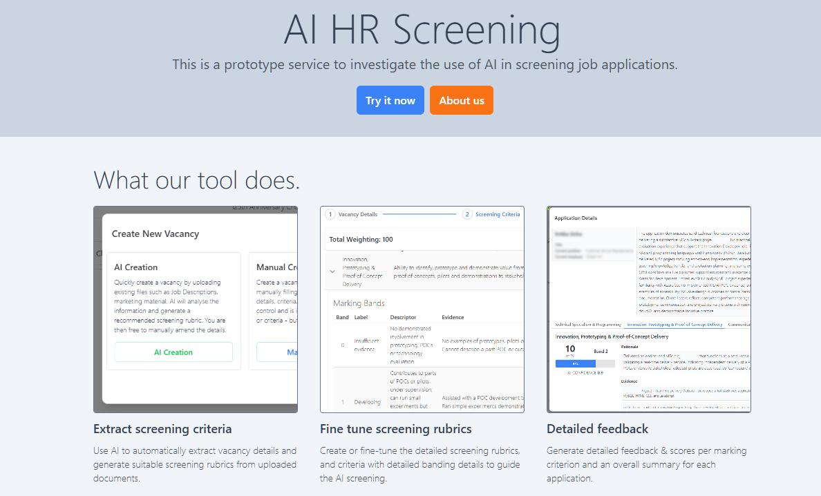 HR Application Screening
