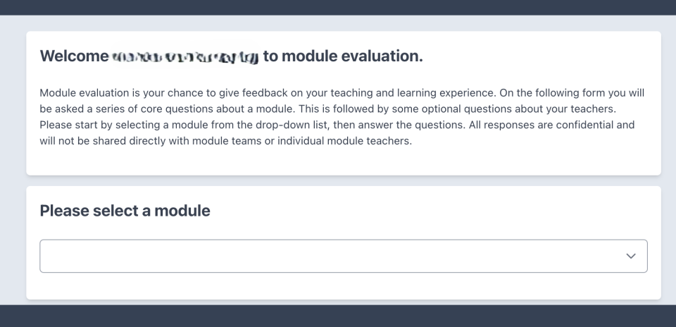 Module Evaluation